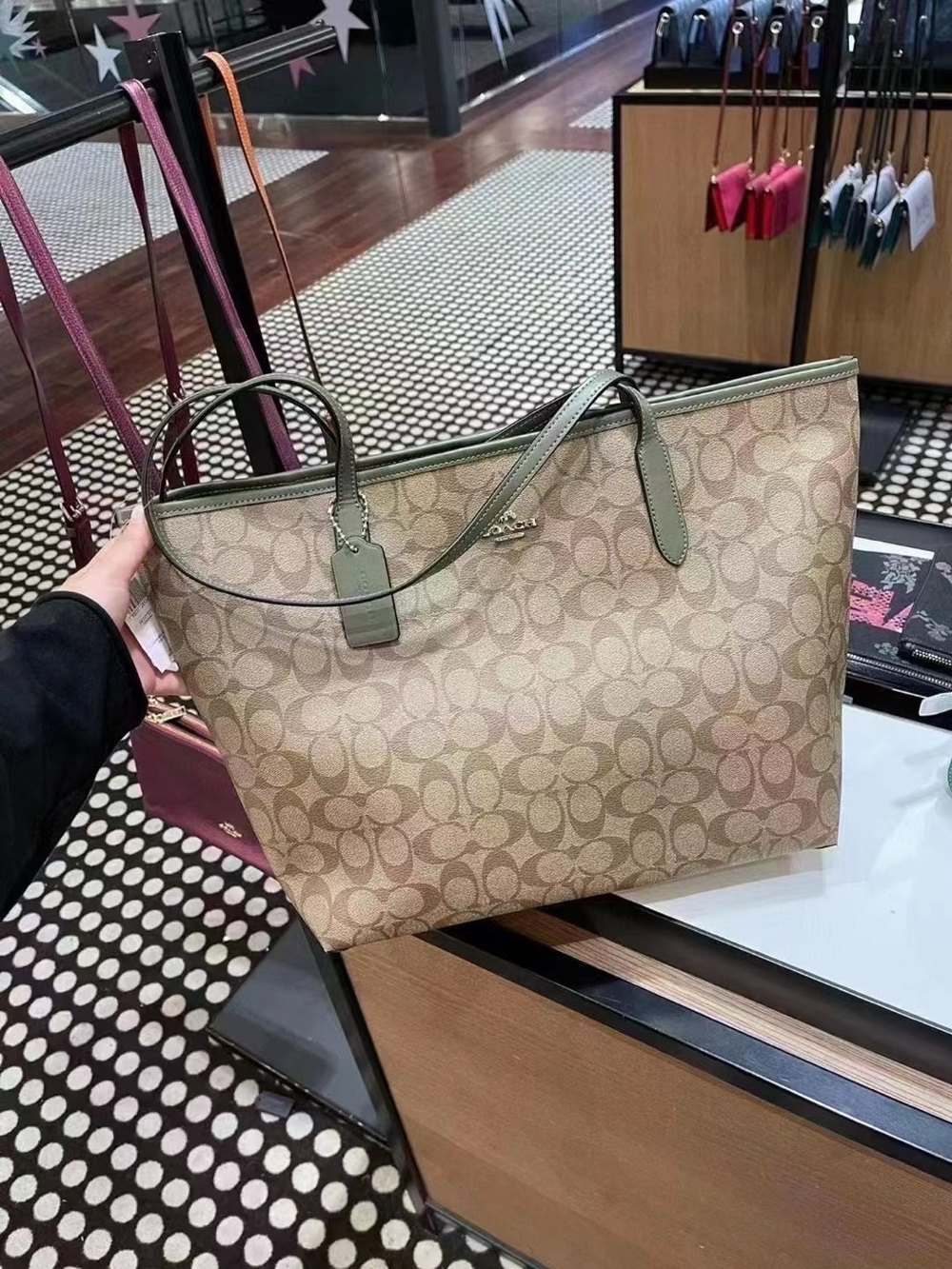coach City Tote Bag In Signature Canvas 5696